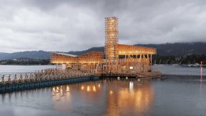 Pavilion of Reflections - faszerkezet