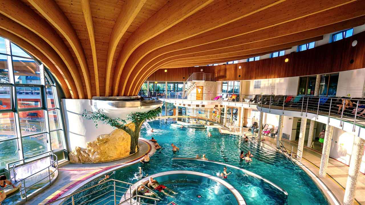 Wellness központ Aquamarin - faszerkezet