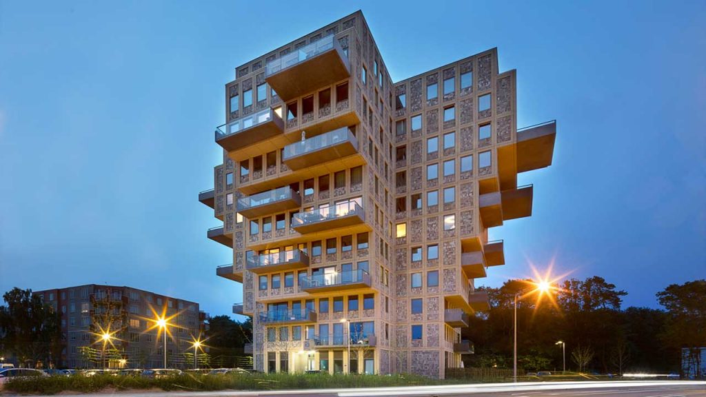 Belvédère Tower apartment building AxisVM