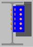 Semi-rigid connection icon