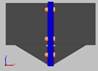 Beam-to-beam connection icon