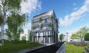 Residential building, Zielona Gora - reinforced concrete structure
