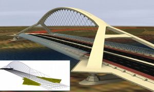 Third Millennium Bridge - reinforced concrete