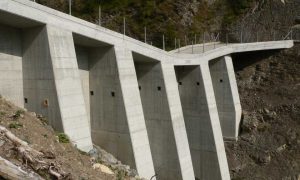 Trachtbach dam - reinforced concrete structure
